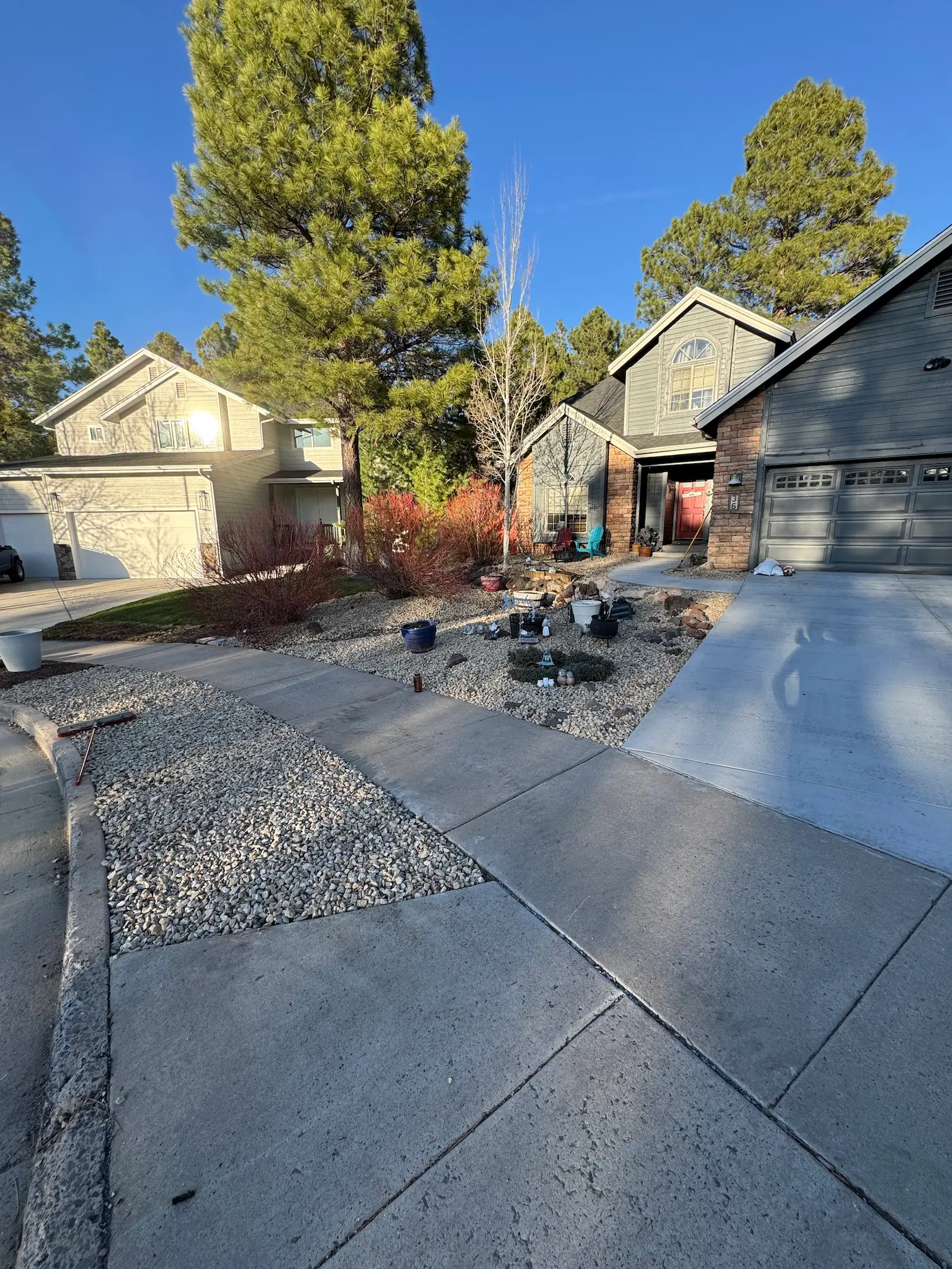 rock installed by flagstaff landscapers ponderosa pathways